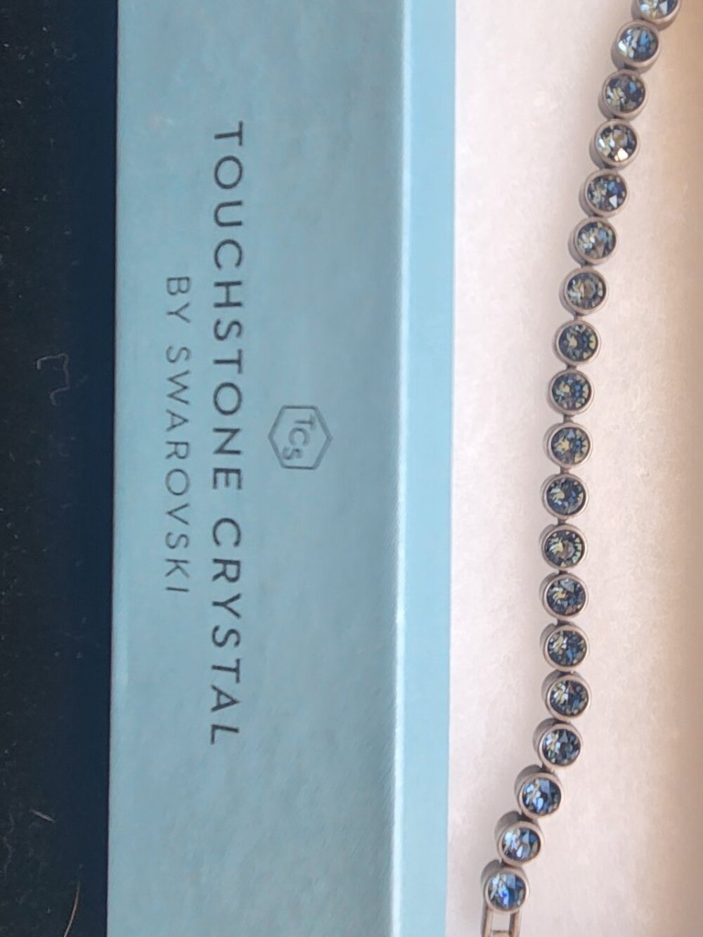 Touchstone Crystal - Vintage Denim Blue Ice Bracelet